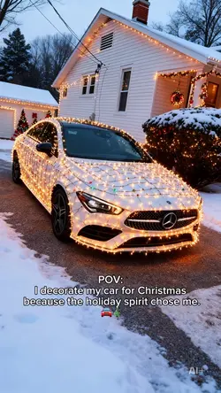 Christmas car