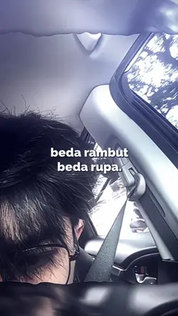 beda rambut bda rupa