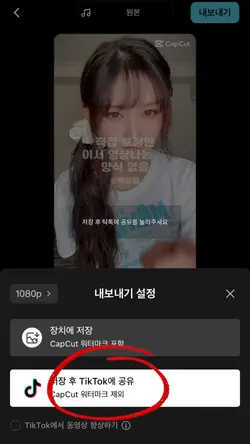 캡컷 워터마크 삭제하는 방법🕶💸