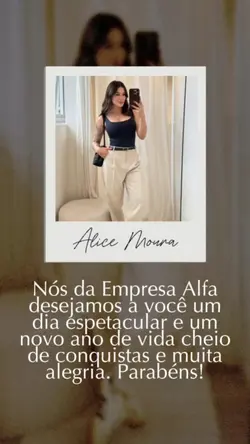 Parabéns funcionário