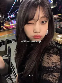 with no make up 