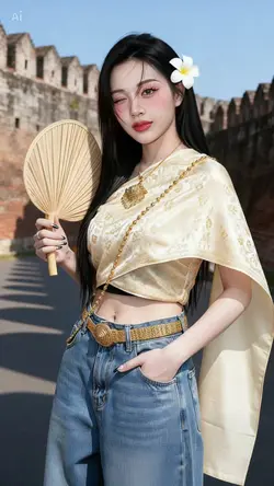 AI ชุดไทยประยุกต์