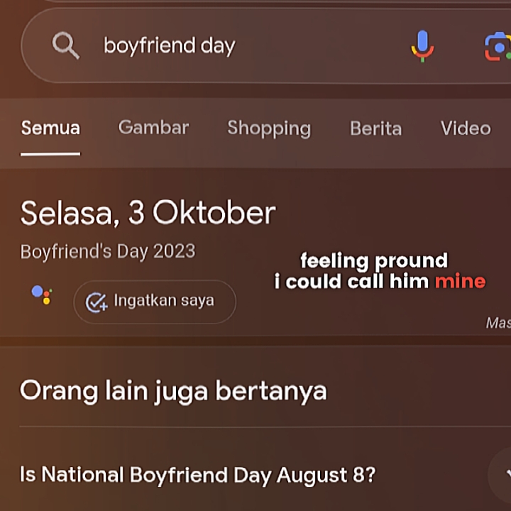 boyfriend's day