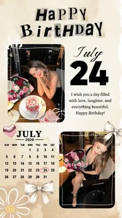 Hbd 24 July