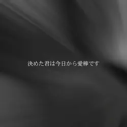 今日から愛棒です