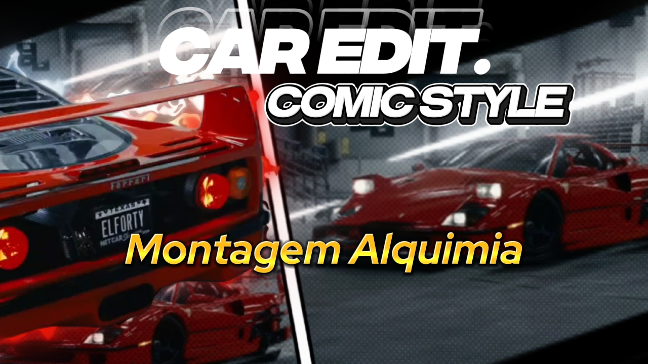 EDIÇÃO DE CARRO ESTILO EM QUADRINHOS