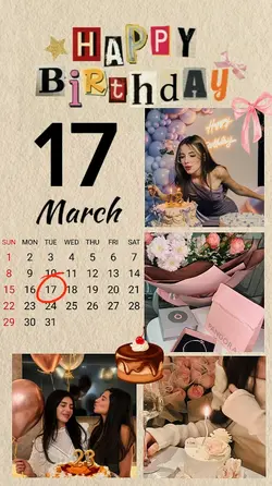 HBD 17 MARCH 