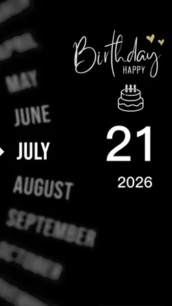 Birthday 21 July