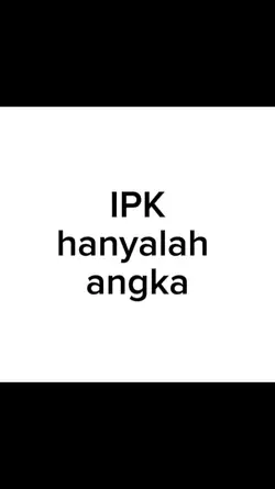 IPK hanyalah angka