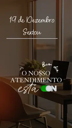 ATENDIMENTO ESTÁ ON 