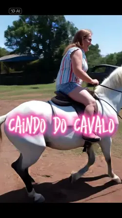 caindo do cavalo 