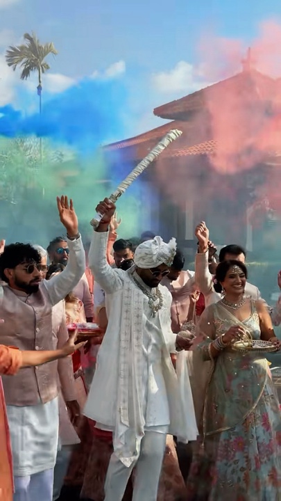 Indian wedding party