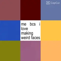 weird faces