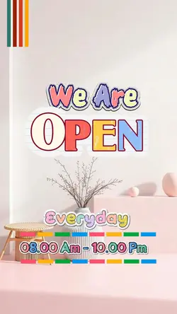 We Are Open