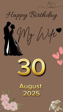 HBD Wife 30 August