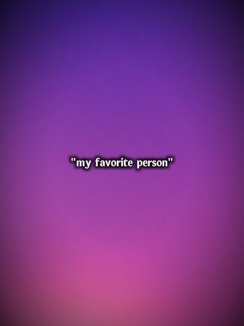 Mi persona favorita 