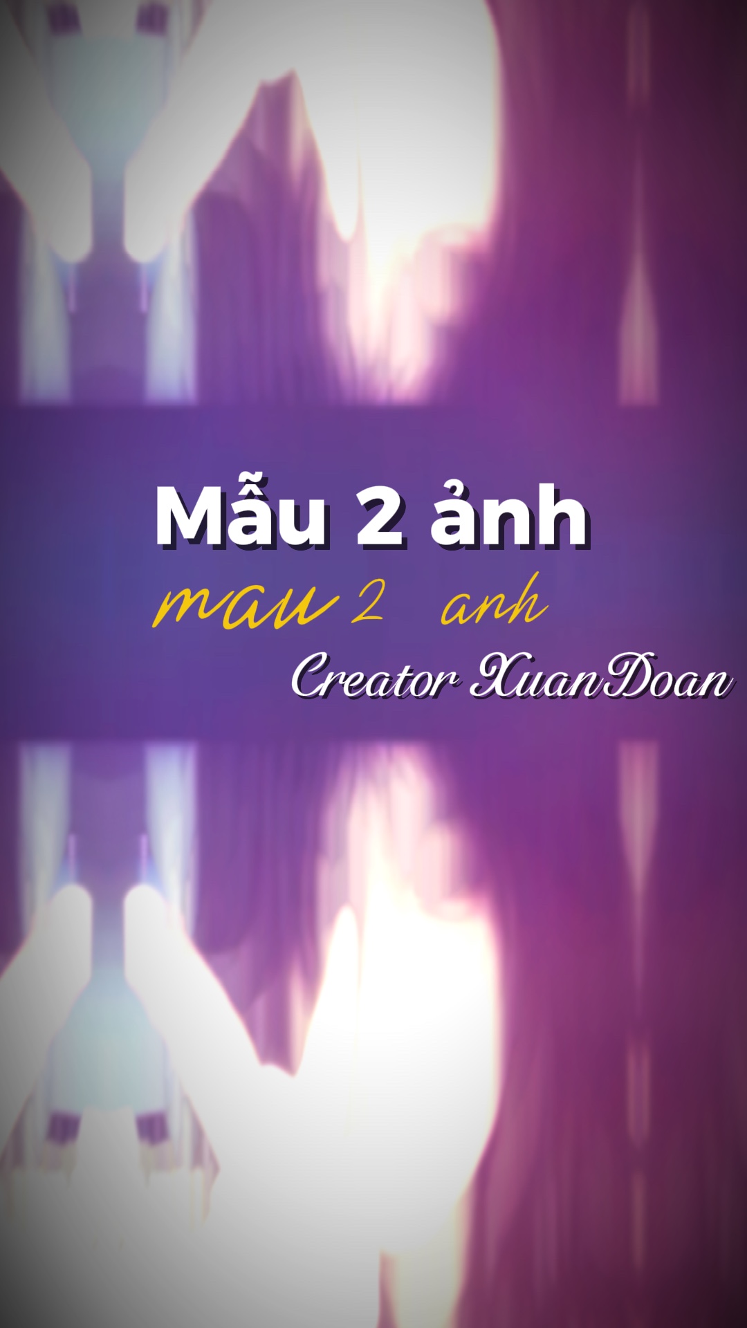 Mẫu 2 ảnh cuốn