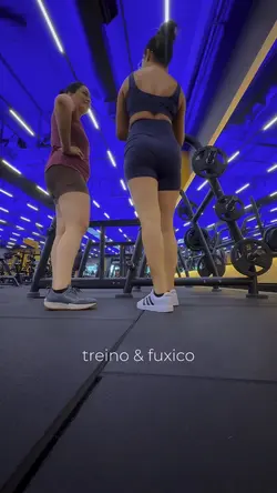 Treinão com amiga