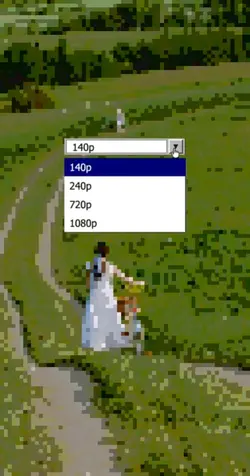 144p to 1080p trend