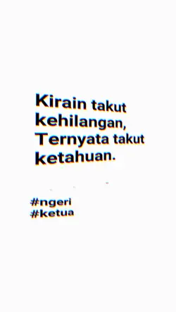 takut ketahuan