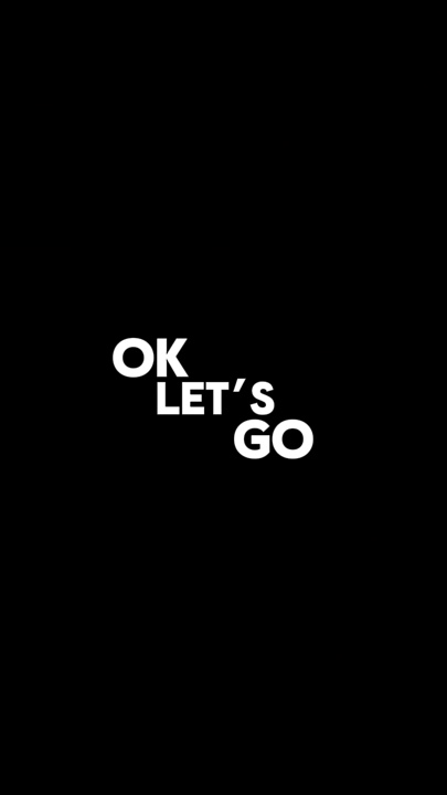Ok let’s go
