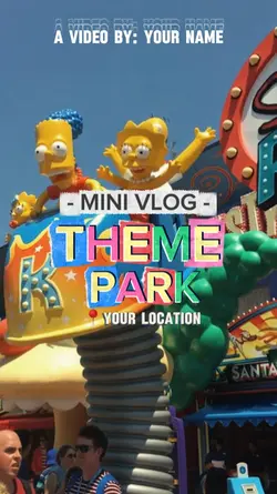 theme park vlog