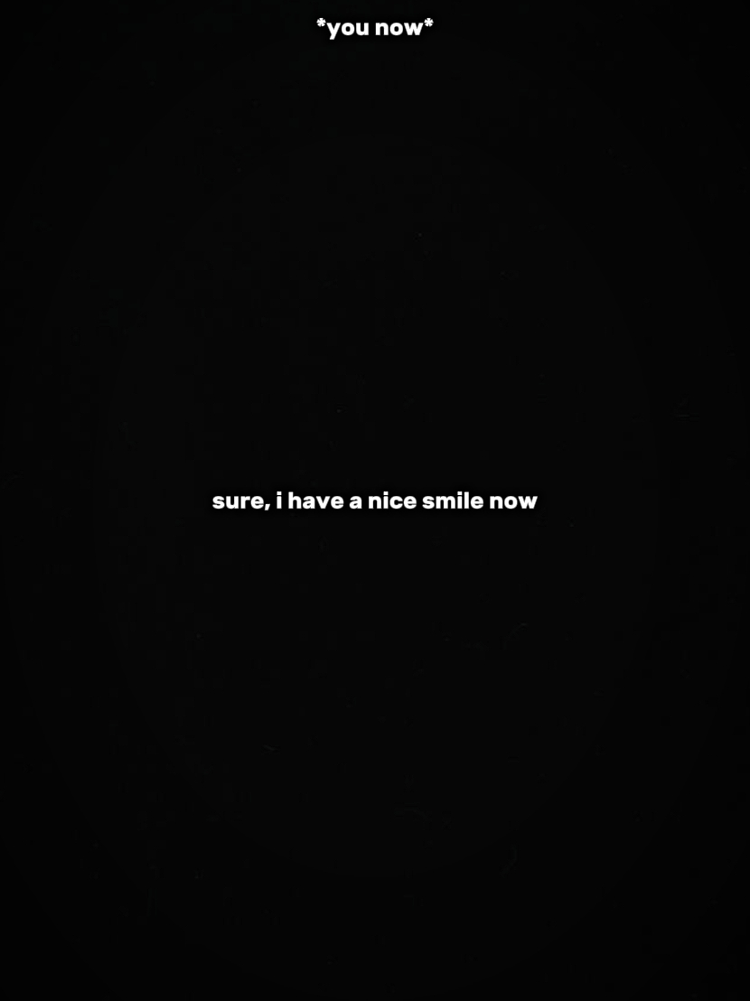 J'ai un joli sourire.