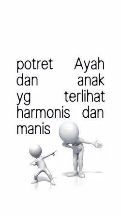 potret ayah dan anak