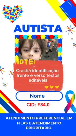 Crachá Autismo