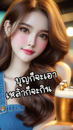 #บุญก็จะเอาเหล้าก็จะกิน