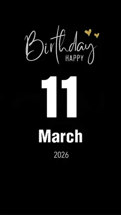 HBD 11 MARCH 2026