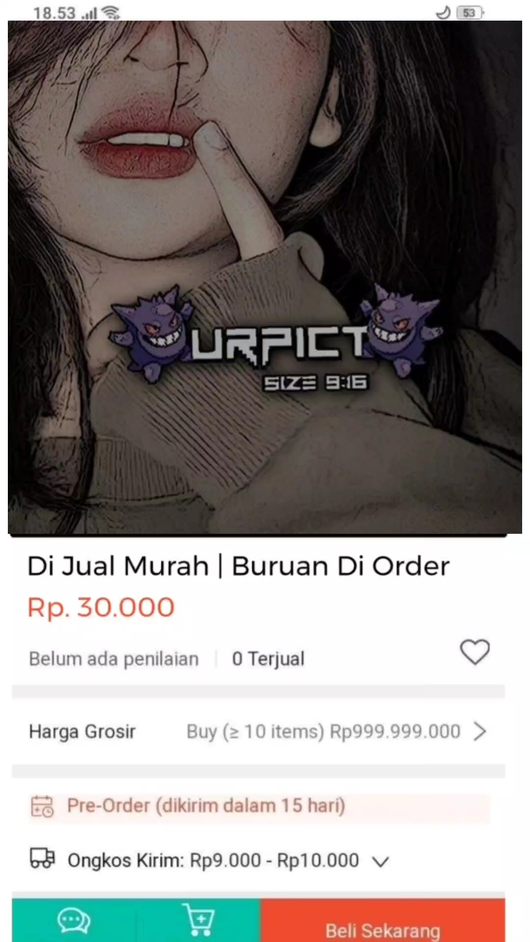 aku menjual temanku
