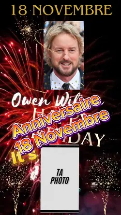 Anniversaire 18 Nov