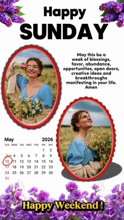 Sunday 10 May 2026