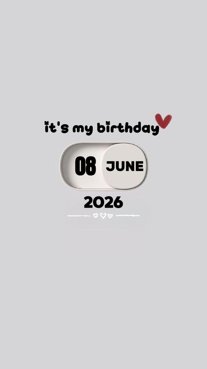 MON ANNIVERSAIRE LE 08 JUIN 