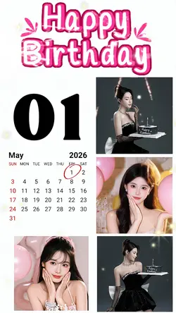 BIRTHDAY 01 MAY 2026