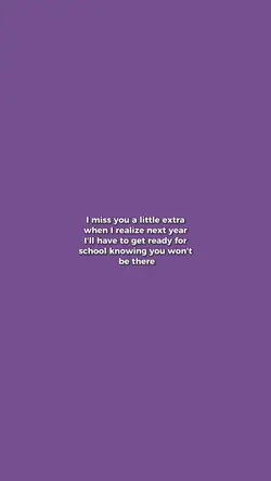 miss you extra