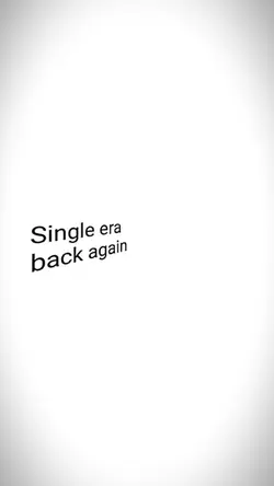 SingleEraBackAgain