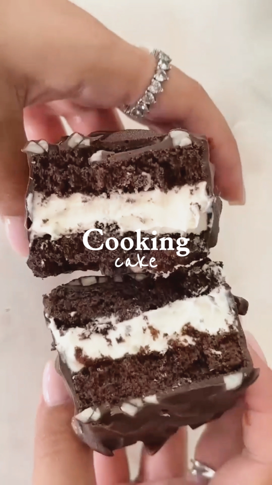 cooking cake 