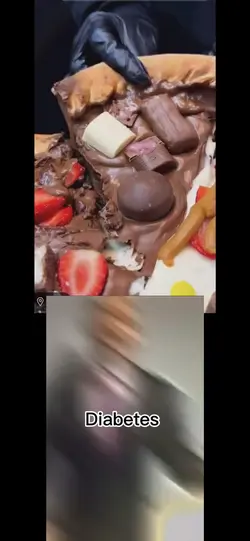 Choco pizza diabetes