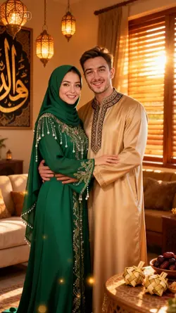 Couple Eid Mubarak 
