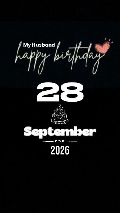 BDAY HUSBAND 28Septe