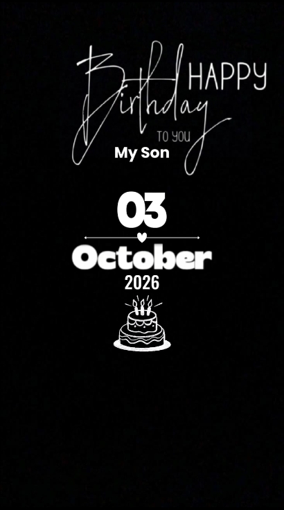 BDAY SON 03 October 