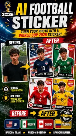 AI SOCCER STICKER ME