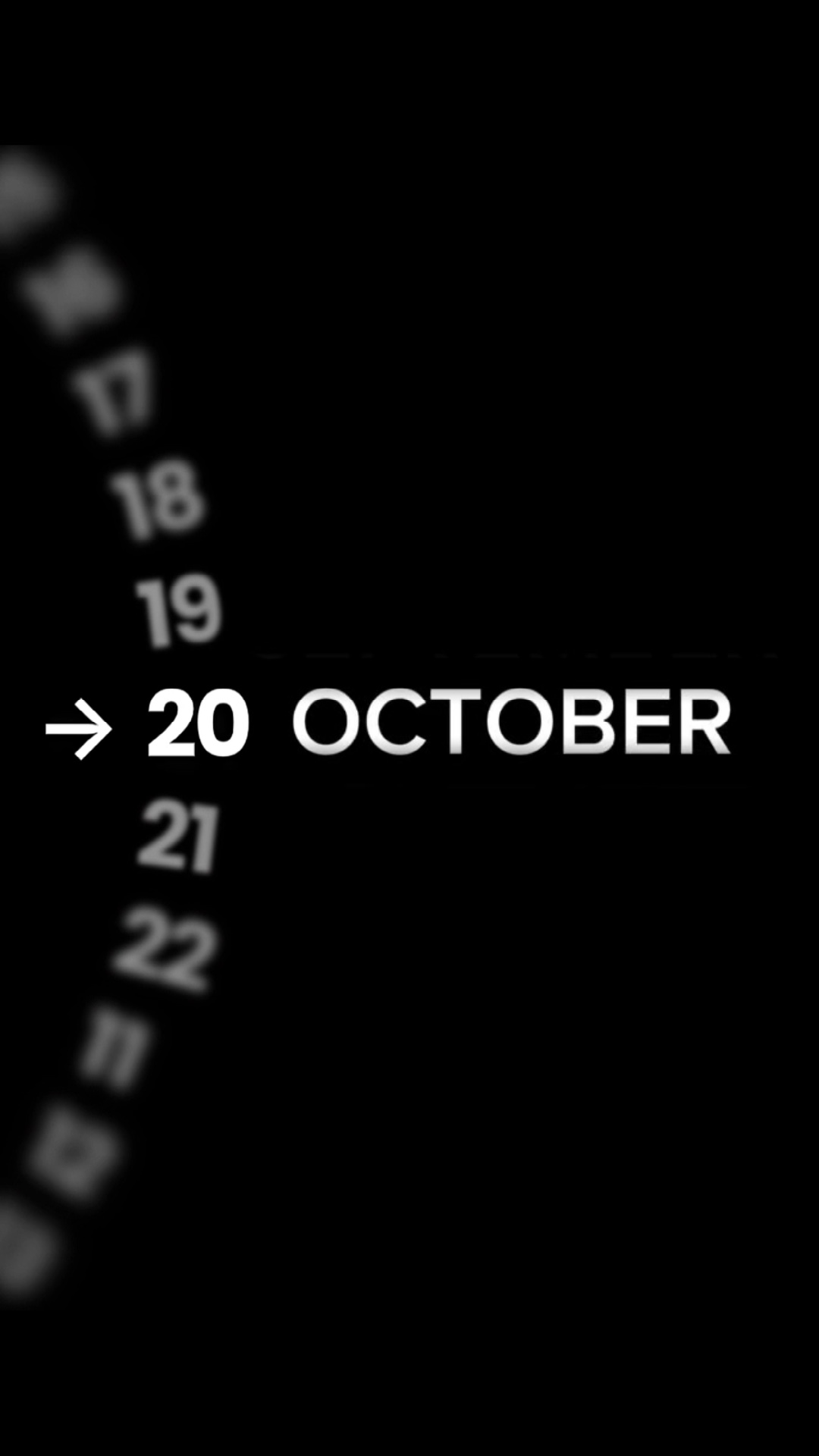 BIRTHDAY 20 OCTOBER 