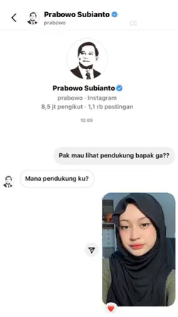 Chat Ig Prabowo