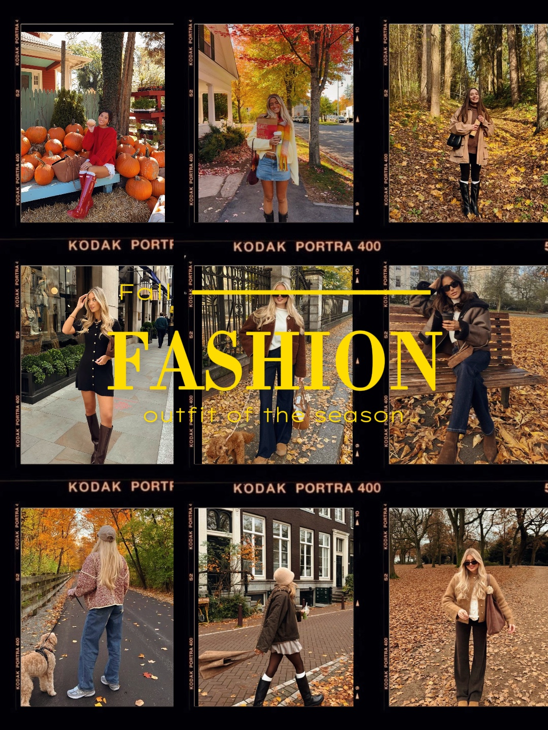 Tenues d'automne mode