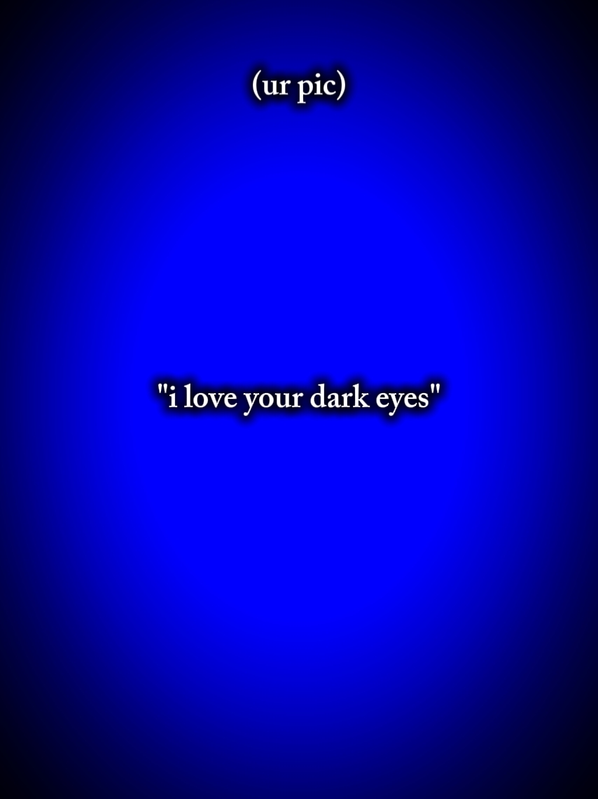 yeux sombres 