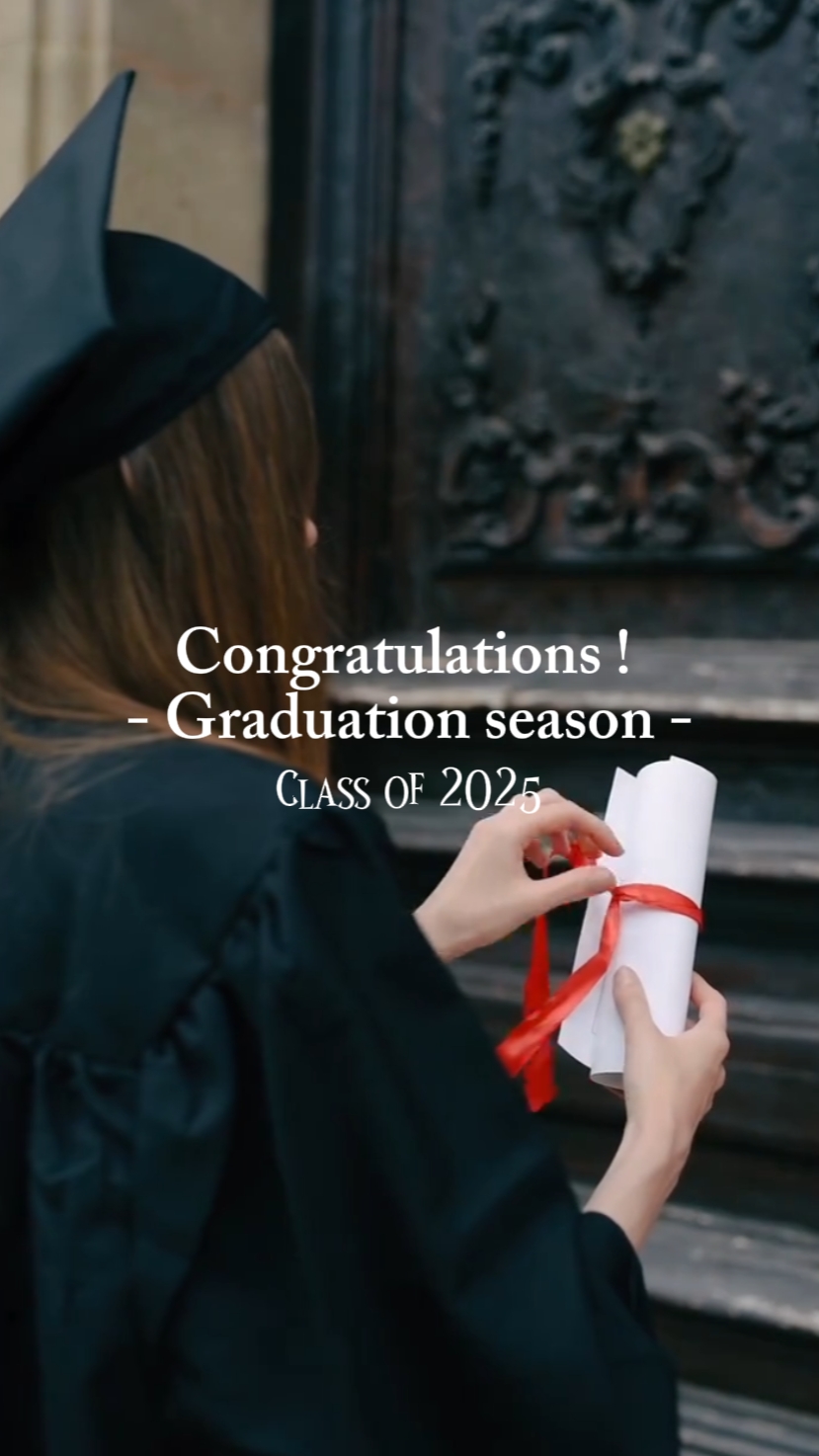 Saison de remise des diplômes