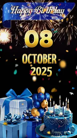 BIRTHDAY 8 OCTOBER 